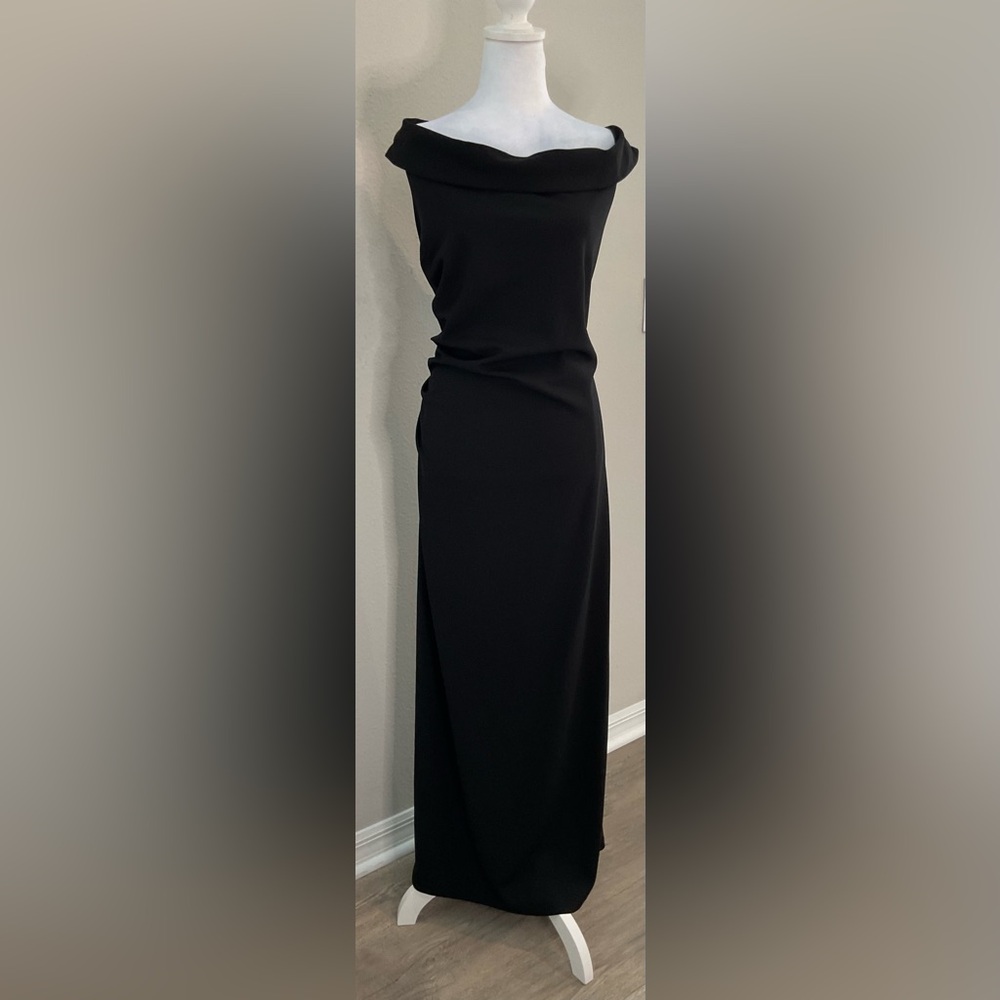 DB Studio Boatneck/Off Shoulder Maxi Gown - Size 22W